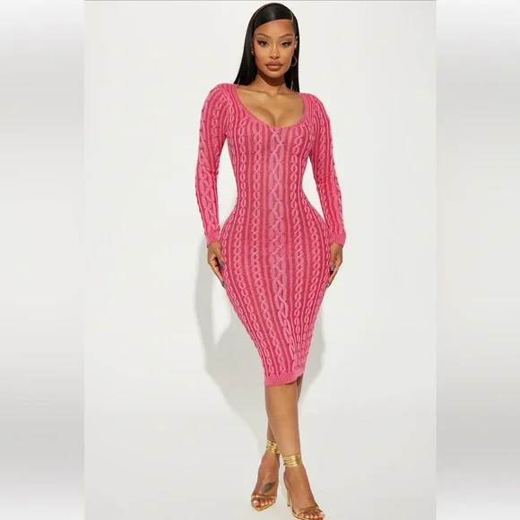 knee length dresses for ladies Alena Floral Midi Dress